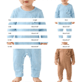 thumbnail image 3 of XIMIN Newborn Baby Boy Easter Outfit Knit Ribbed Bunny Rabbit Skin Ear Pocket Romper Jumpsuit Infant One Piece Clothes, 3 of 9