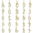 thumbnail image 4 of Collar con colgante de diamantes y 26 letras en inglés de corona, collar sencillo de moda, joyería para mujer, 4 of 5