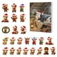 thumbnail image 1 of Hogar y jardín, Calendarios, Calendario de Adviento de Navidad con diseño de vaca, Adorno colgante para calendario de Adviento de 24 días de Navidad, Calendario de Adviento, 1 of 5