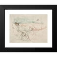 thumbnail image 2 of James Abbott McNeill Whistler 24x19 Black Modern Framed Museum Art Print Titled - Draped Figure Reclining (1892), 2 of 5