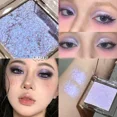 thumbnail image 3 of Sombra de ojos azul-rosa con purpurina, 9 colores, textura de patata, brillo nacarado, gusano de seda, Diamante impermeable, maquillaje coreano polarizado, 3 of 5