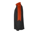 thumbnail image 4 of Holloway Sportswear M Boys ELECTRIFY 1/2 ZIP PULLOVER Black Heather/Orange 222642, 4 of 7