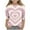 Beige, variant on LckLvx Girls Tie Dye T Shirts Long Sleeve Heart Graphic Valentine Tee Tops 3/4 Sleeve Crewneck Blouses