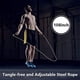 thumbnail image 4 of Con peso - Cuerda de saltar de longitud ajustable, fitness para adultos, entrenamiento de resistencia de cardio boxing Adepaton CPB-DE-SSW1061-7, 4 of 5