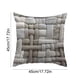 thumbnail image 3 of Funda de almohada de punto de pelo corto con patrones de pelusa, suave y acogedora, decorativa para sofá cama., 3 of 6