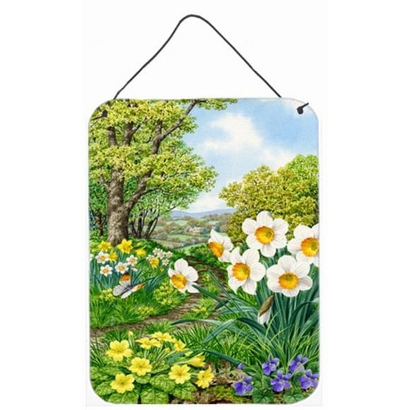 Carolines Treasures ASAD778DS1216 Fleurs de Printemps par Sarah Adams Impressions Murales Ou de Porte