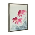 thumbnail image 5 of Stupell Industries Goldfish Ohara Koson Traditional Painting Fish Portrait Painting Luster Gray Floating Framed Canvas Print Wall Art, Design by one1000paintings, 5 of 5