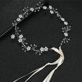 thumbnail image 4 of Bride Headpiece Faux Pearl: Bridal Headband Wedding Hair Accessory with Ribbon, 4 of 6