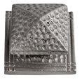 thumbnail image 1 of The Copper Factory Solid Cast Copper Large Square Backplate in Satin Nickel Finish - CF111SN, 1 of 1