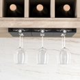 thumbnail image 4 of Wall Mount Wine Glasses Holder Stemware Classification Hanging Glass Cup Rack Punch-free, 4 of 5