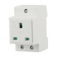 thumbnail image 2 of Socket DIN Rail Socket Built In Protective Contact Earthing Contact Outlet For Distribution Panel Modular Socket Power Socket, 2 of 9
