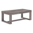 thumbnail image 2 of 1pc Contemporary Coffee Table Rustic Brown Gray Tan Finish Living Room Wooden Furniture, 2 of 6