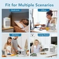 thumbnail image 6 of Mini Portable Air Conditioner, Evaporative Air Conditioner Fan Air Cooler Fan with 3 Speeds 7 Colors & Ultrasonic Nebulizer & Timing for Bedroom, Home, Office - Need to be Plugged in for Use, 6 of 12