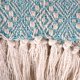 thumbnail image 1 of Manta DII Aqua Diamond Stitch Design Imports 50 x 60 100% Algodón, 1 of 2