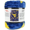 thumbnail image 7 of College Covers West Virginia Mountaineers Huge Raschel Throw Blanket, Bedspread, 86" x 63", 7 of 7
