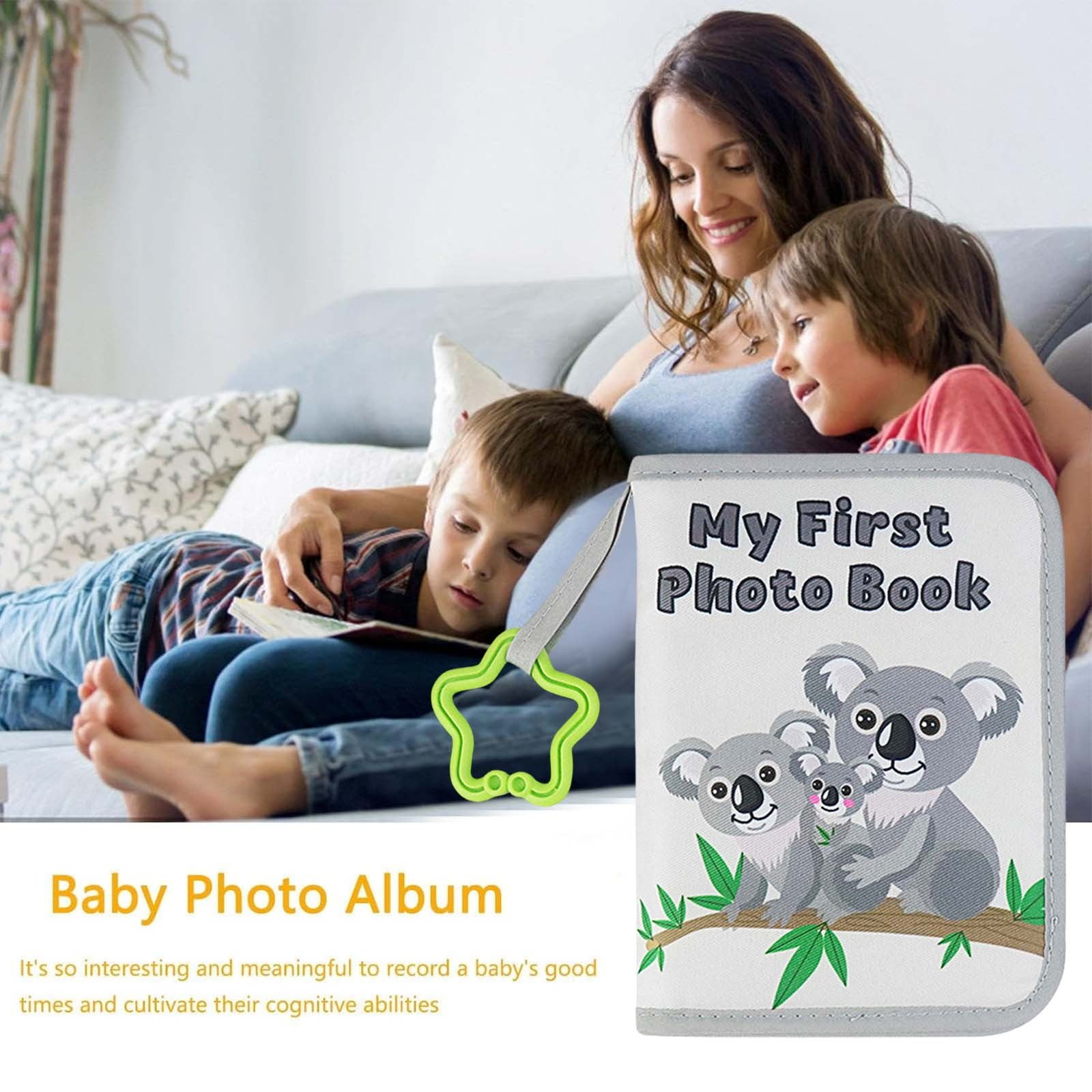 C For Newborn Babies First Photo Album Cloth Giraffe Family First Year Photo Book As A Keepsake For Baby Memory