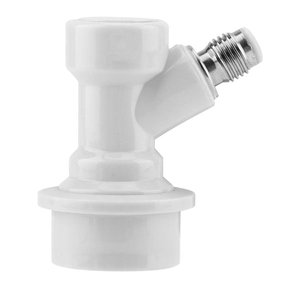 Xirurus Ball Lock Disconnect Kit – 2‑Color (White Gas, Black Liquid) High‑Quality Plastic & Stainless Steel for Homebrew Keg Couplers