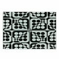 thumbnail image 1 of Abstract Cutting Board, Illustration of Monochrome Diagonal Squares with Polka Dots, Decorative Tempered Glass Cutting and Serving Board, in 3 Sizes, by Ambesonne, 1 of 2