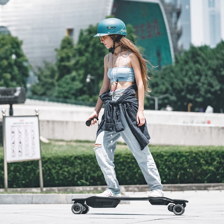 Exway Flex Pro Electric Skateboard with Remote, Electronic Wheels