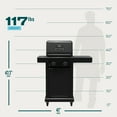 thumbnail image 6 of Charbroil Pro Series™ 2-Burner Gas Grill and Griddle, 6 of 13
