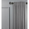 thumbnail image 3 of Linen Avenue Metal Square Single Window Curtain Rod Set, 28 to 48-inch, Antique Silver, 3 of 4