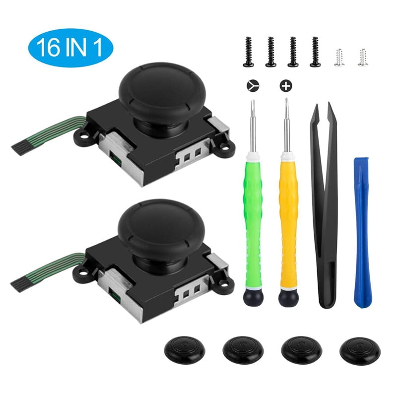 2Pack 3D Joycon Joystick Replacement, Analog Thumb Stick Joy Con