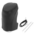 thumbnail image 1 of Unique Bargains 1 Pc Cubierta de pomo de cambio para Chevrolet Malibu 16-20 Antideslizante de cuero sintético negro Protector de mango de cambio, 1 of 1