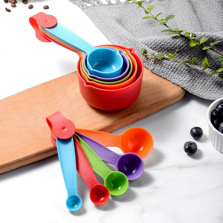 New Plastic Measuring Spoon And Measuring Cup With Scale, Baking