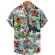 thumbnail image 3 of Camiseta informal vintage con estampado de animales hawaianos para hombre, camisas de manga corta con estampado de leopardo en 3D, blusas estilo Harajuku para fiestas navideñas, 3 of 5