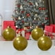thumbnail image 5 of Decoraciones de pelota hinchable para exteriores de 30 cm - Gran decoración festiva para el jardín navideño, PVC resistente a la intemperie, fácil de instalar y almacenar, 5 of 5