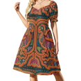 thumbnail image 2 of MÁS VENDIDO logotipo de ron bundaberg Mercancía Vestido de manga corta Vestido largo vestidos para mujer Vestido elegante, 2 of 7