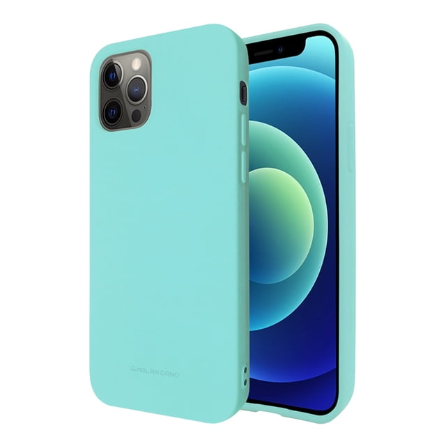 Funda De Silicon Suave Molan Cano para iPhone 12 / 12 Pro