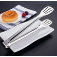 thumbnail image 2 of New 9"/ Stainless Steel Salad Bread Bbq Buffet Food Tongs Clip Kitchen Clamp, 2 of 4