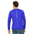 thumbnail image 2 of Daxton Premium Script Cities Long Sleeves Tshirt Soft Med Weight Cotton, Los Angeles-Royal White, L, 2 of 3