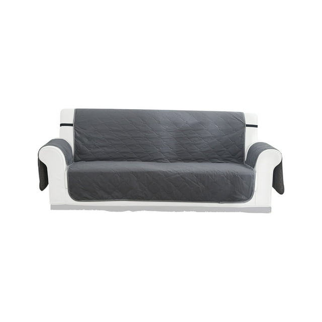 TopLLC Housse de Canapé Réversible pour Coussin Housse de Canapé Sofa pour Chiens Protège-Meubles Résistant à l'Eau avec Bâtons en Mousse Sangles Élastiques pour Animaux Chats en Liquidation