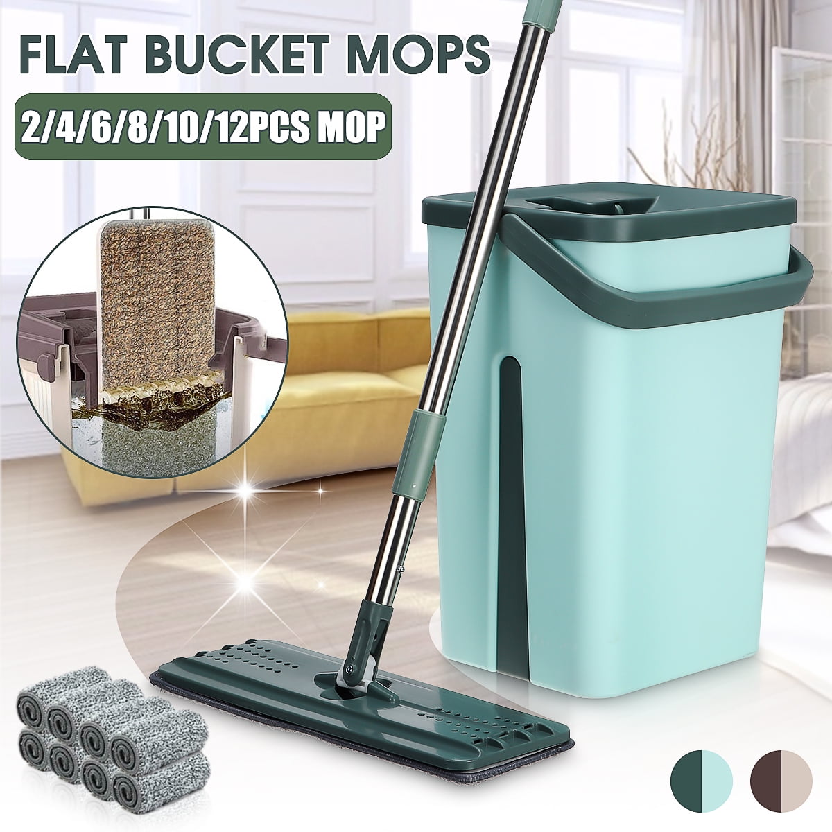 self cleaning mop bucket