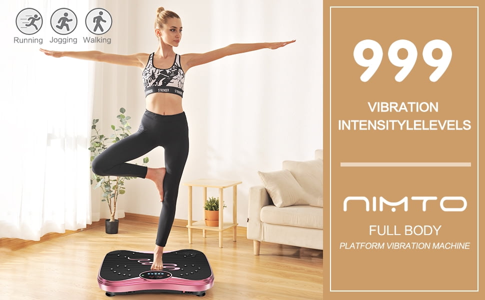 nimto Vibration Plate Exercise Machine Whole Body Workout Vibration