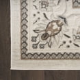 thumbnail image 4 of Nourison Serenity Home Traditional Indoor Area Rug Ivory Mocha 2'2" x 7'6, 4 of 7