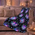 thumbnail image 6 of Enchanted Coral Reef Underwater Scene, Mystical Coastal Landscape Scene, Warm Flannel Blanket for Beach House and Living Room, Beach Lovers Housewarming Gift, Coastal Home Decor, 6 of 9
