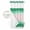 Grass Green Gray Green Light Beige, variant on No Hook Green Stripes Shower Curtain with Snap in Liner Set, Light Pink Ombre Simple Abstract Lines Waterproof Bathroom Curtains with See Through Top Window, Hotel Style Extra Long 72 x 96 Inch