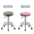 thumbnail image 6 of Lsque Cute Watermelon Round Bar chair cushion covers Velvet Fabric Premium Comfort Protects from Scratches and Stains for 14-17 Inch Chair- 12 inch, 6 of 7