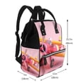 thumbnail image 2 of Fotbe Colorful Cartoon Biplane Mochila Maternidad - Lona de Sarga Impermeable, Mochila de Pañales de Gran Capacidad con Múltiples Bolsillos y Correas Ajustables, 2 of 6