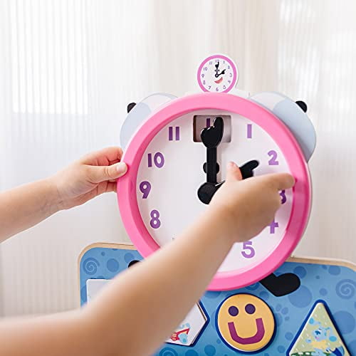 Melissa & Doug Blue's Clues & You! Horloge magnétique en bois Tickety Tock