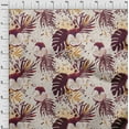 thumbnail image 4 of oneOone Cotton Flex Brown Fabric Tropical Sewing Craft Projects Fabric Prints By Yard 40 Inch Wide, 4 of 5