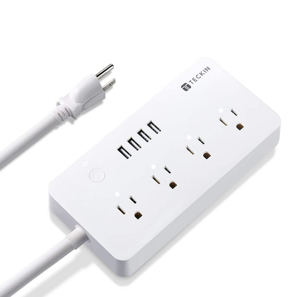 Smart Power Strip WiFi Power Bar 3.28ft Extension Cord ...