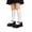 a-28Black10, variant on FINALGANG Kids Girls Adjustable Pearl Strap Front Bow Mary Jane Shoes Flat Block Heel Soft Insole Daily Dress Shoes Cute Shoes 8-9 Years