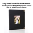 thumbnail image 3 of Baby Photo Album with Front Window Black Inner Page Scrapbooking Memory Book Keepsake DIY, Ideal Gift for Baby First Years, 3 of 7