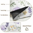 thumbnail image 2 of Purple Yellow Floral Area Rug 3x5 Washable Rug Non Slip Watercolor Wildflowers Botanical Large Area Rug Indoor Floor Carpet for Entryway Bedroom Kitchen Living Room Home Office Dining Room Nursery, 2 of 8