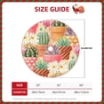 thumbnail image 4 of Kll Succulent And Cactus Christmas Tree Skirt 36",Party Decorations Farmhouse For Christmas Decorations Holiday Party, 4 of 8