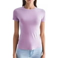 thumbnail image 2 of Playera De Mujer Manga Corta Slim Fit Stretch Ligera Y Suave, 2 of 3